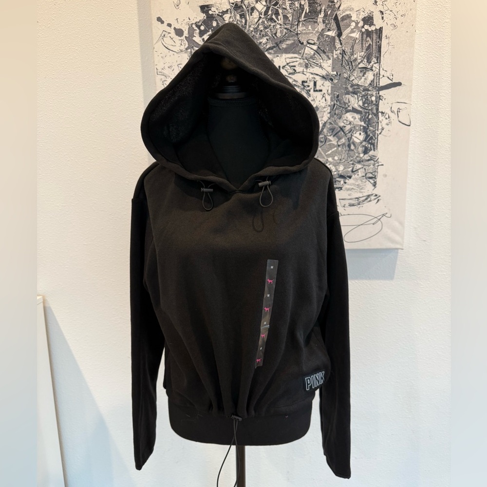 PINK Victoria's Secret Black Pullover Hoodie